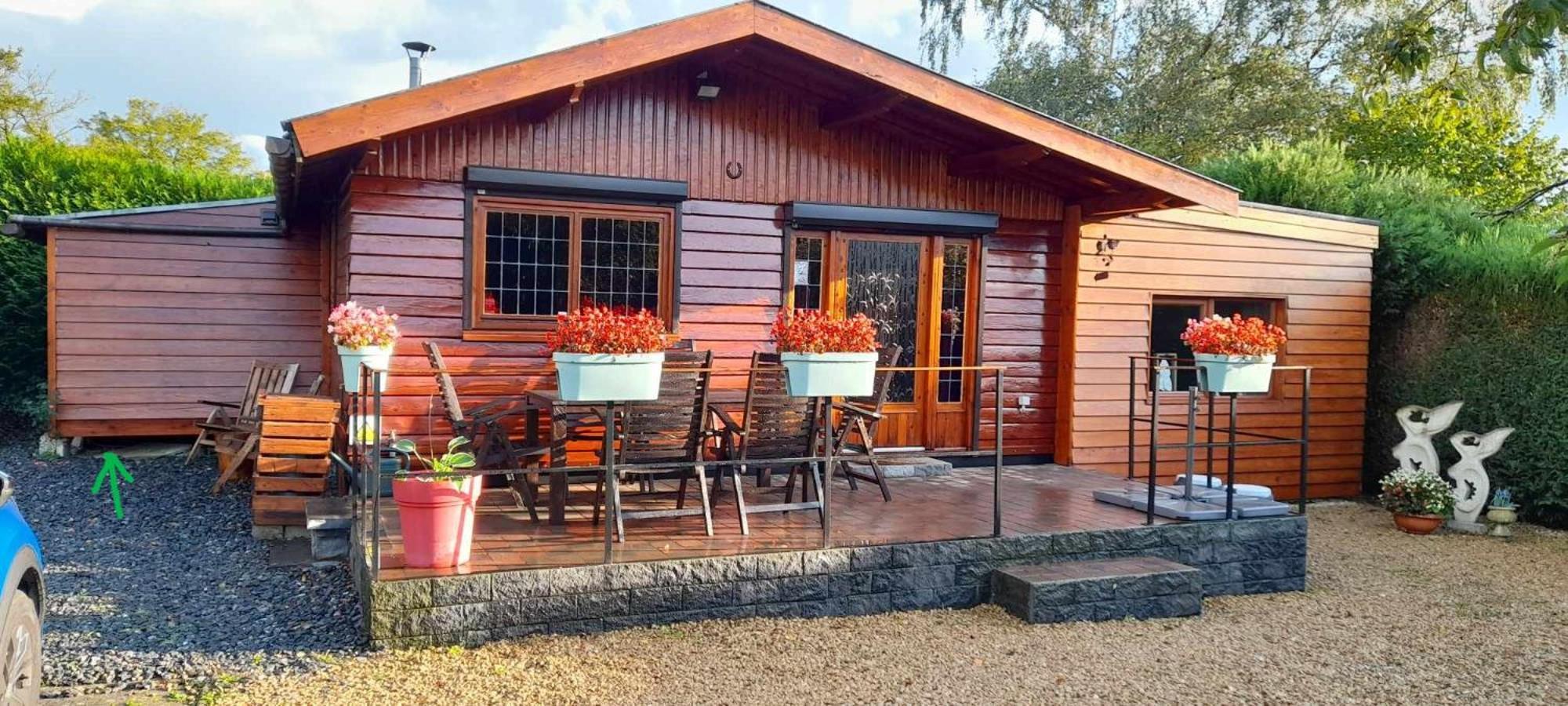 Chalet Nutons Somme-Leuze Exterior foto